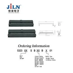 Jiln 2.0mm Pitch 6-30p IDC Socket B-Type Black Two Pieces Diagun Electric Spring Connectors 12 Pin Connector