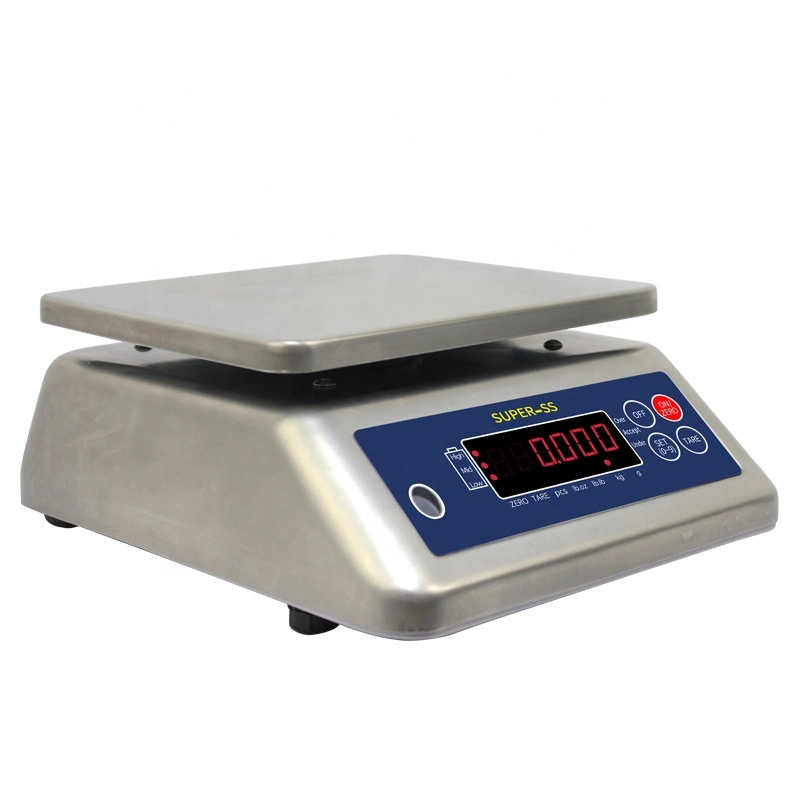 IP68 Stainless Steel Waterproof Weighing Scale 6kg 15kg 30kg