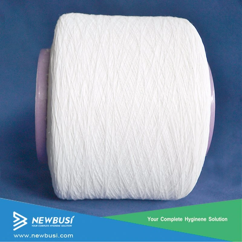 White Elastic Spandex Yarn as Raw Material for Baby Diaper