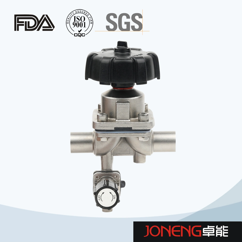 Stainless Steel Food Grade FDA Certified Diaphragm Valve with Drain (JN-DV1004)