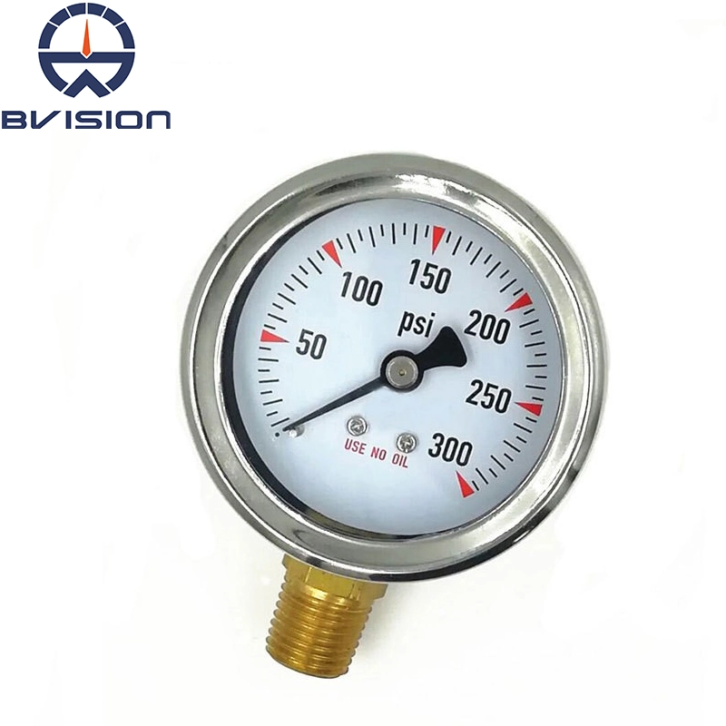 Yn50A 300psi Ss Case Use No Oil Pressure Gauge