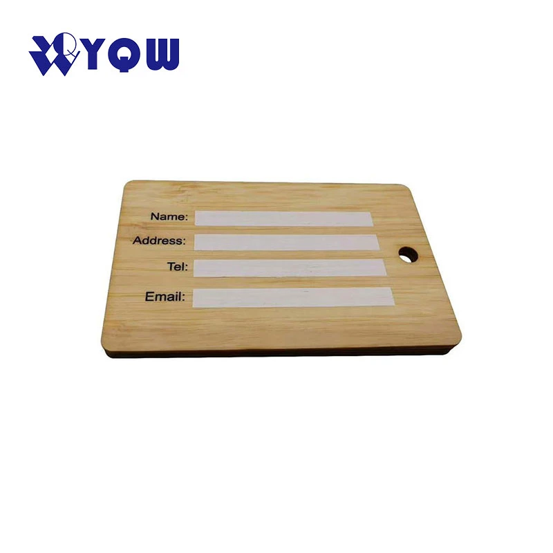 Custom Printing Wooden Smart Cards RFID NFC Mf Classic 1K/4K Wood Bamboo Hotel Key Card