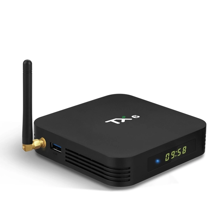 Tx6 H6 4G 32g Allwinner Firmware Android 9.0 TV Tuner Box with HD Satellite Receiver TV Box Android Quad Core