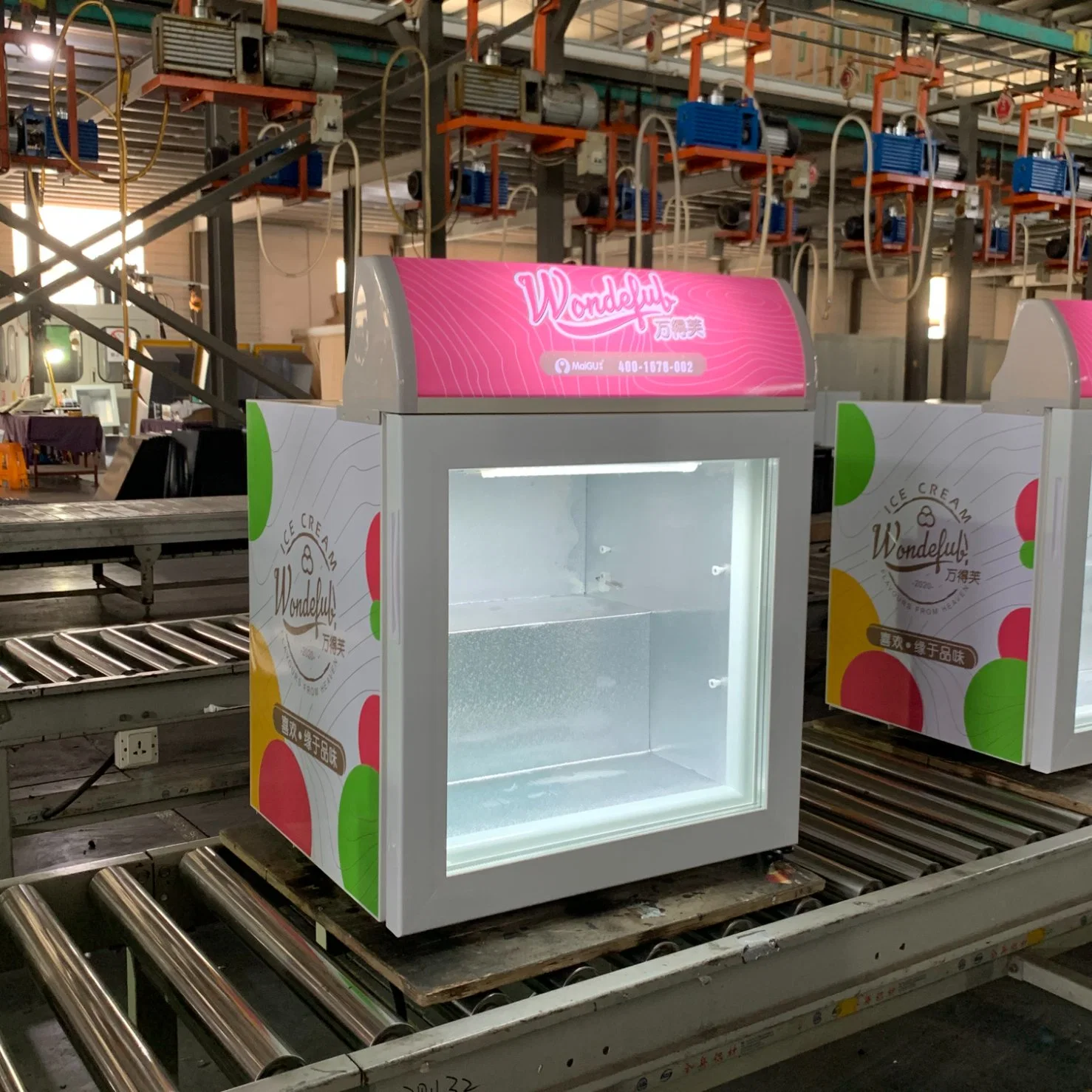 Mini Display Glass Door Ice Cream Freezer SD-55