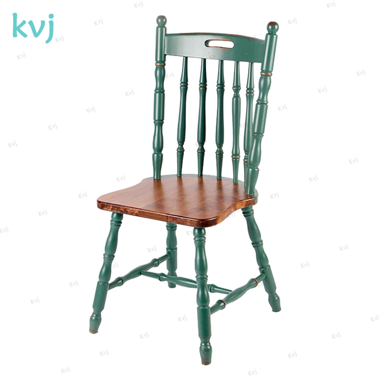 Chinese Tea House Dining Room Bamboo Solid Wood Side Chair