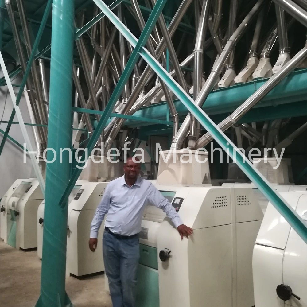 Hongdefa 120t/24h Wheat Flour Milling Machine for Africa Market