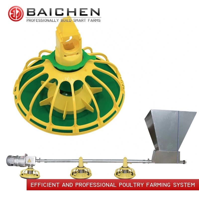 Broiler Farming Nipple and Feeder Poultry Feeding Pan System