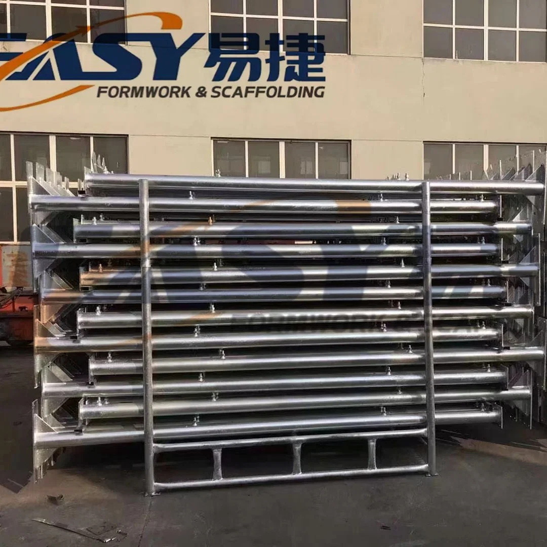 Easy Scaffolding DIP caliente galvanizado Heavy Duty ajustable Polo de metal