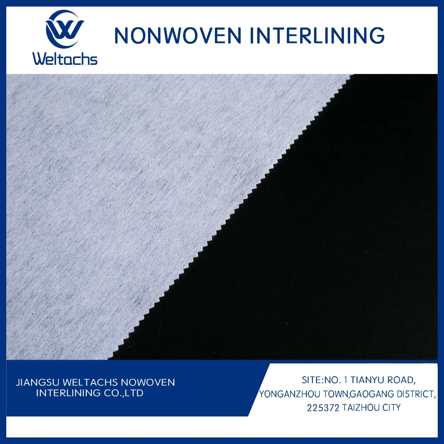Custom Clothing Accessories Interfacing Fabric Fusible Interlining Nonwoven Fabric Washing Polyester