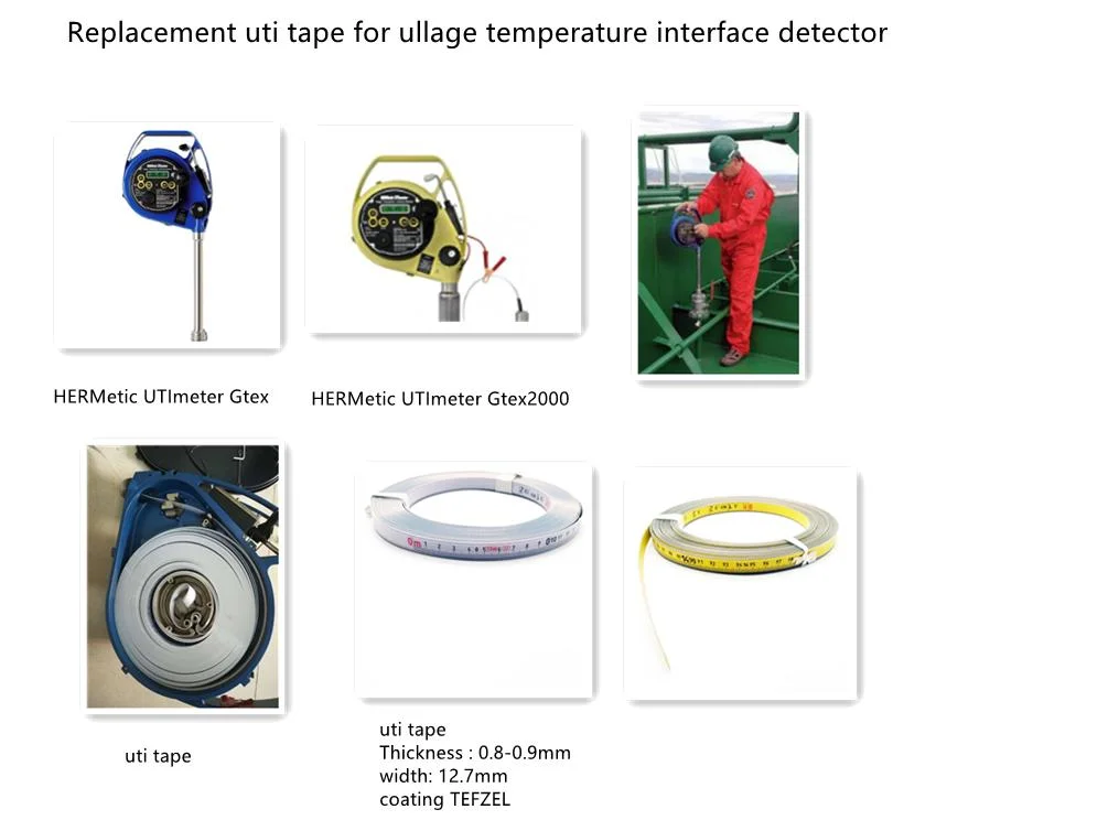 Modèle de ruban UTI fermé MMC Asie : détecteur d'interface Ullage de température N-2401-2 ruban UTI 30 M.