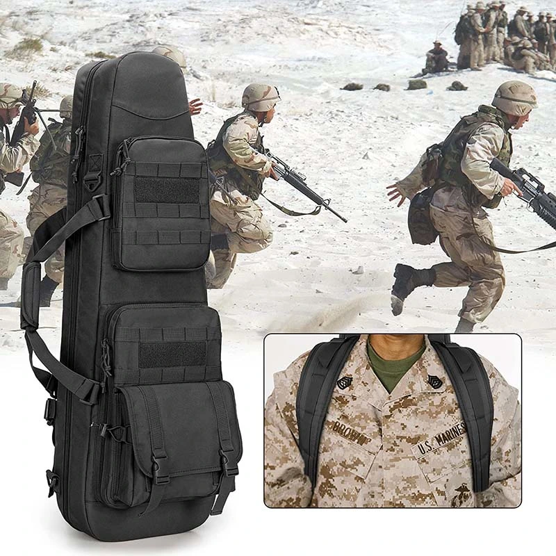 Tactical Multi Pocket Hunting Bean Double Shoulder Gun Backpack