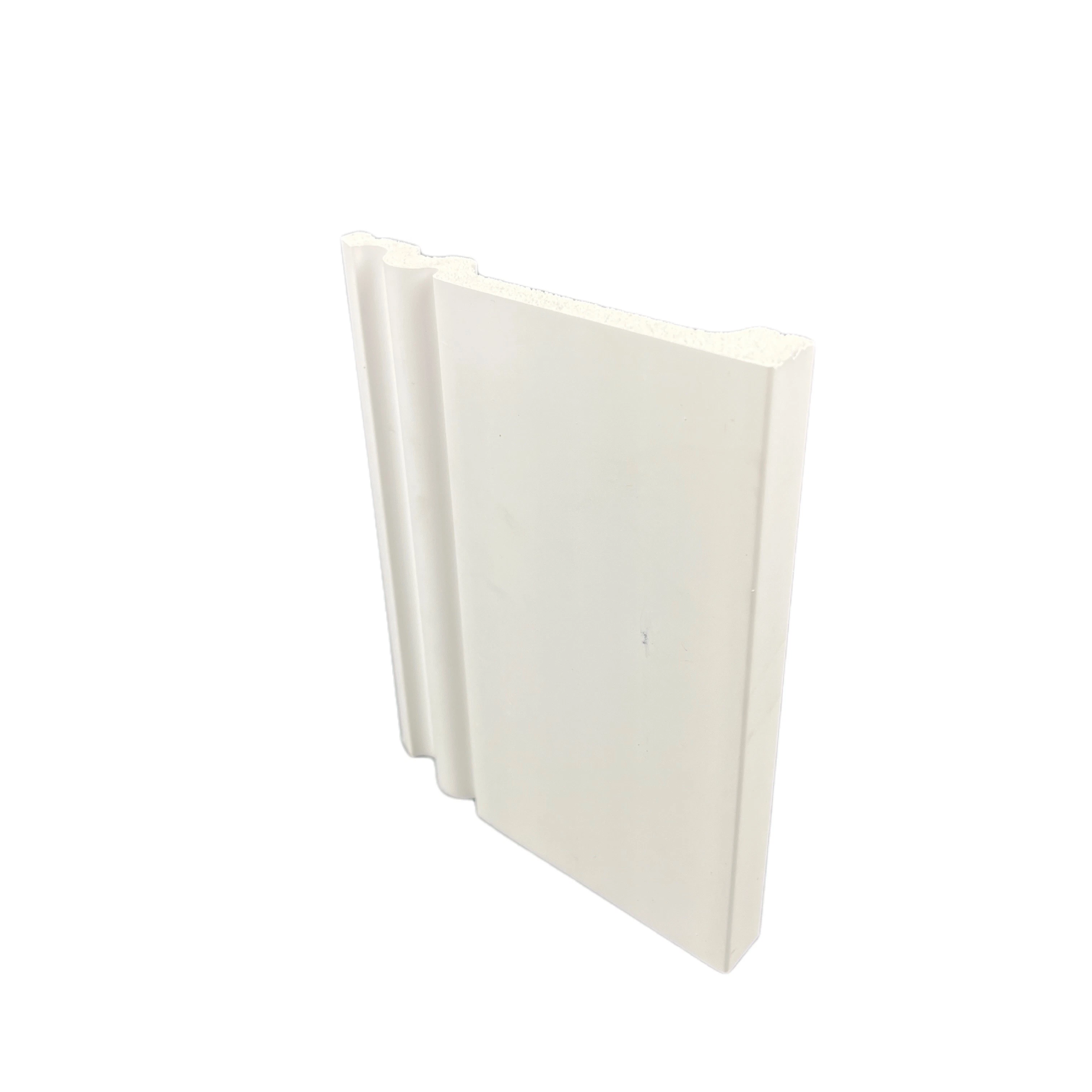 12cm Width Wood Color PS Baseboard Waterproof Skirting Boards PS Mouldings Flooring Trims White Plastic Wall Base