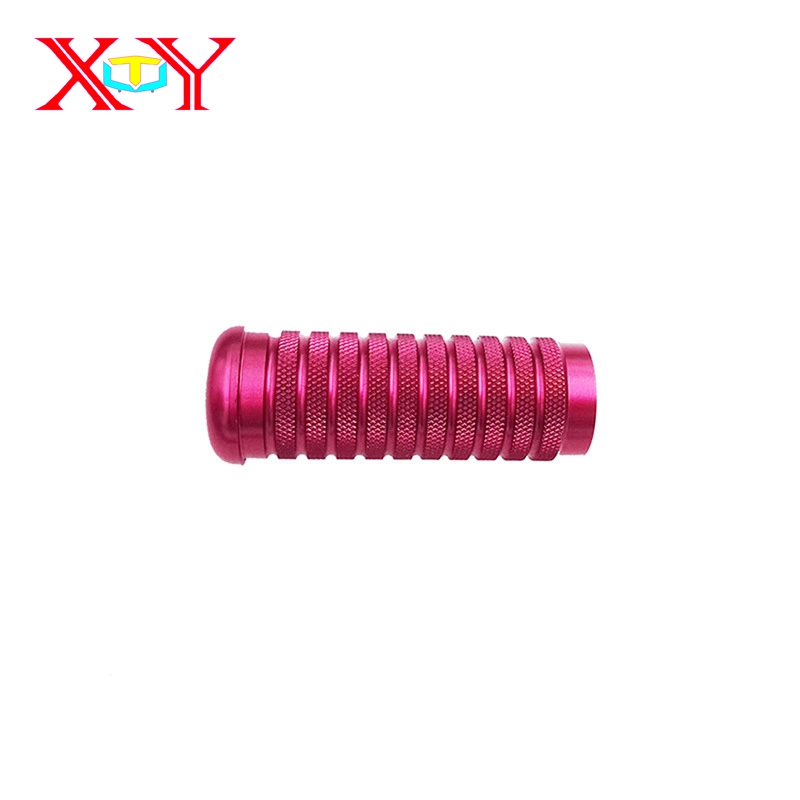 CNC Lathe Processing Custom Bicycle Modification Accessories Metal Aluminum Knurling Oxidation