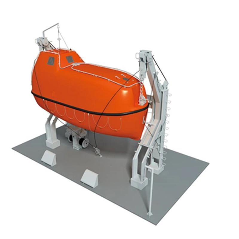 20 Persons Capacity Totally Enclosed Lifeboat Davit for Vessel