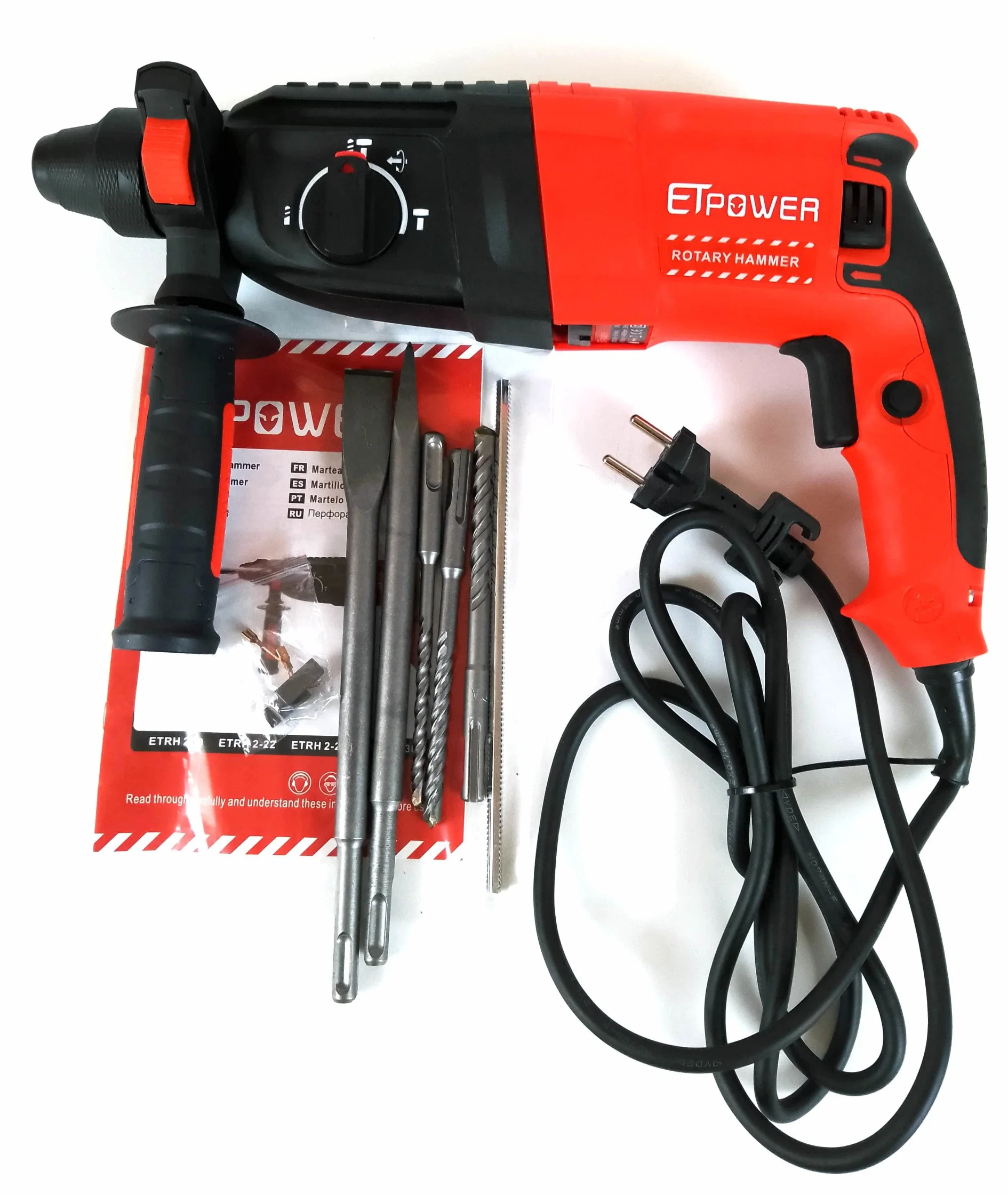 La calidad de experto Etpower herramientas eléctricas de bajo ruido de demolición rotativos eléctricos Taladradora martillo