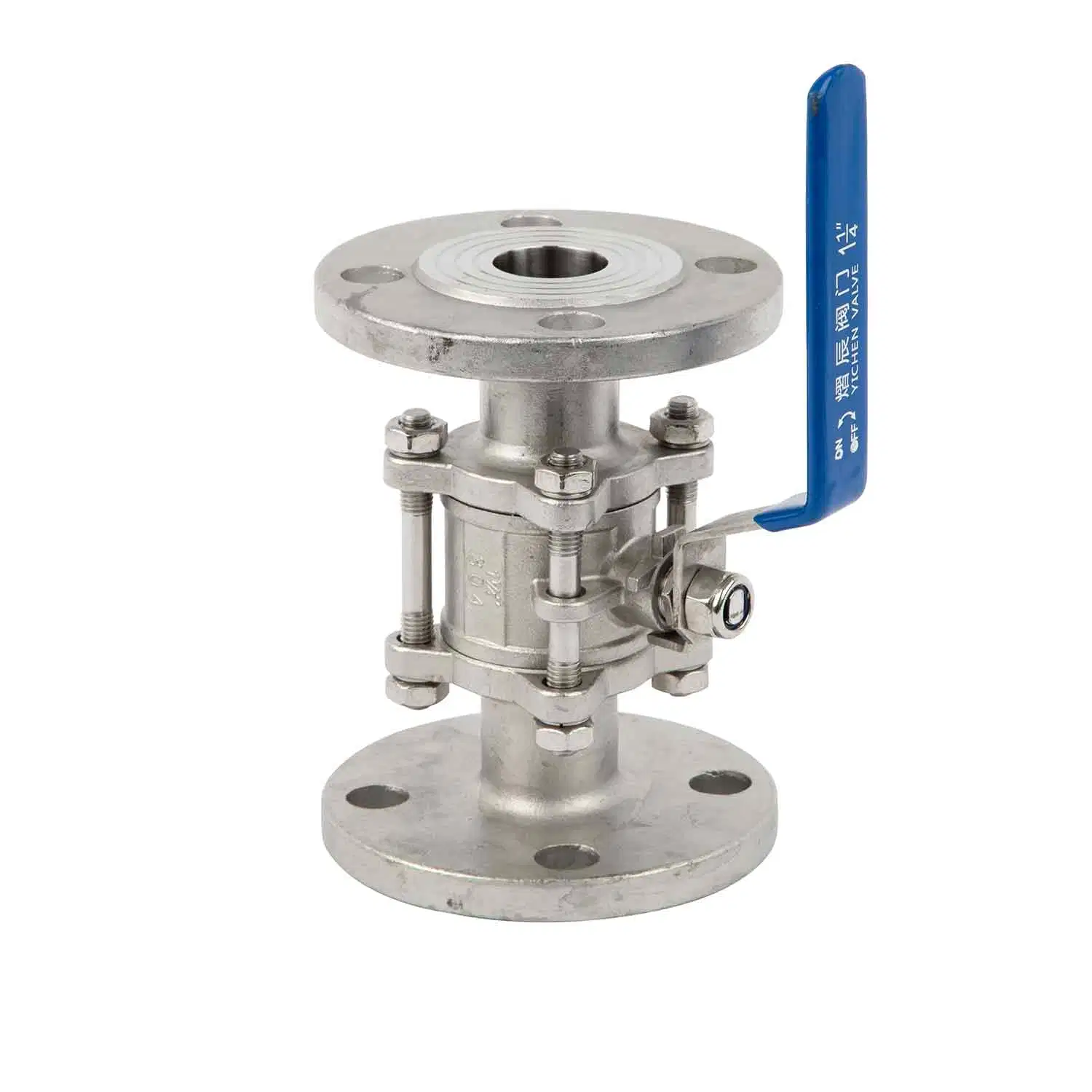 Actuator Mounting Dimensions for Ball Valves, See Pages