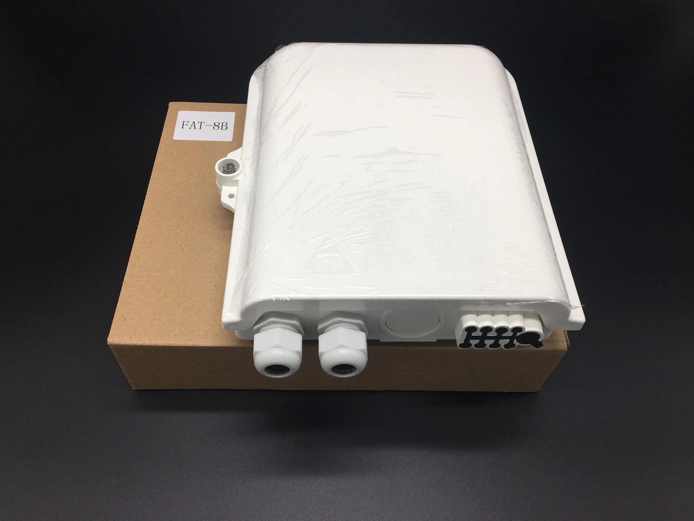 FTTH ABS Material Mini 8 Kern LWL Anschlussbox Für optischen Splitter aus Edelstahl