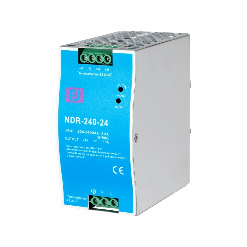 High quality/High cost performance  240W AC to DC DIN Rail Single Output Industrial Switching Power Supply