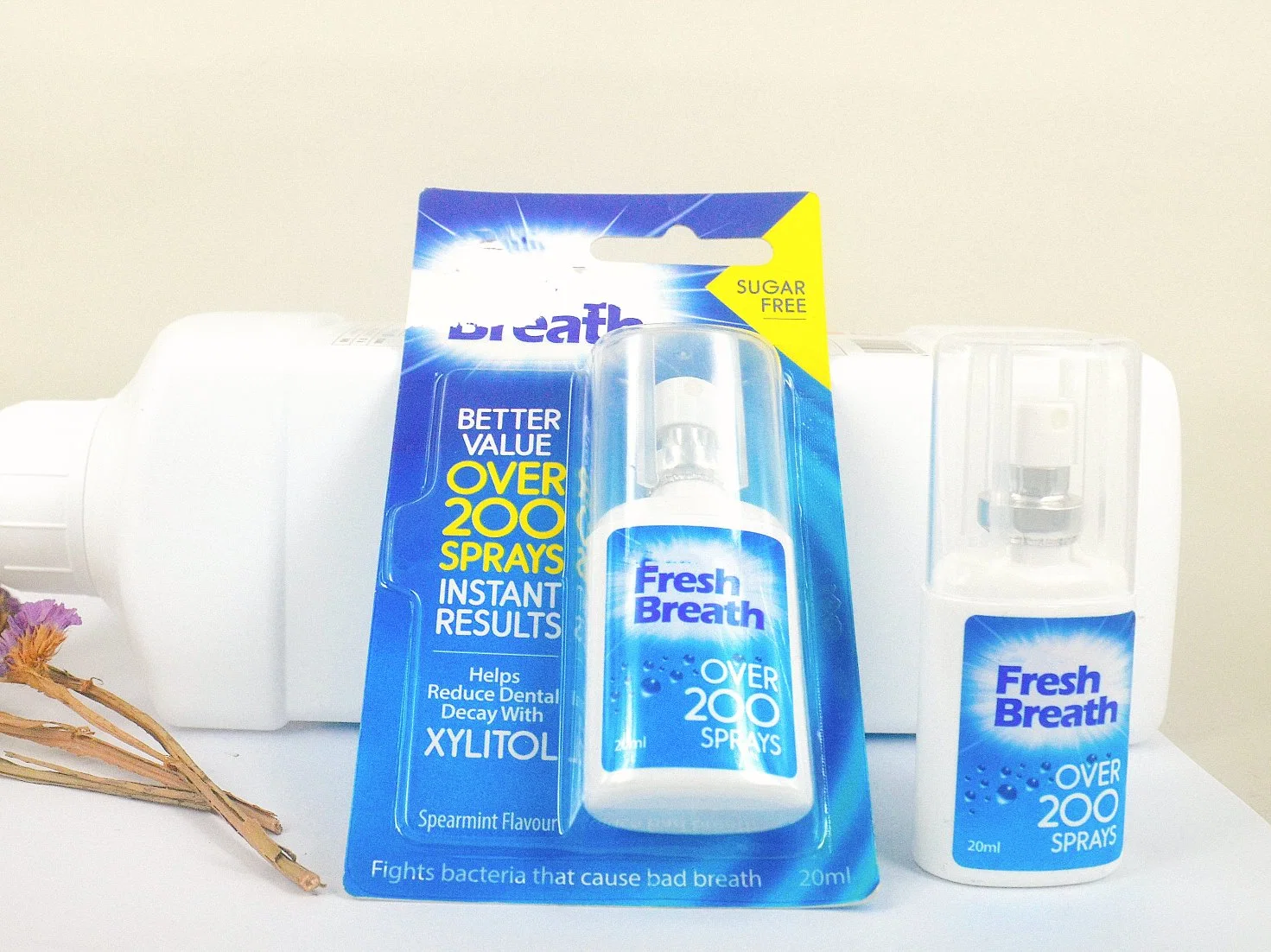 20ml Oral Care bouche instantanée souffle menthe de pulvérisation de recyclage