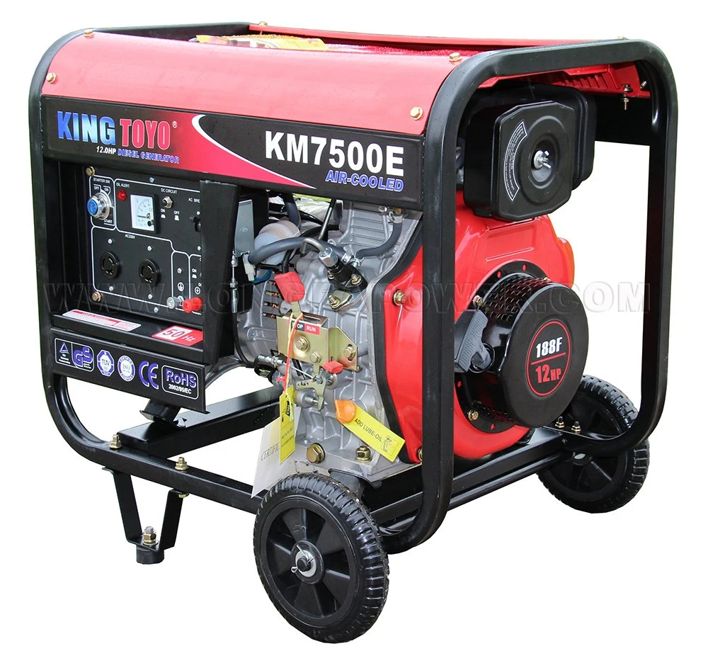 7500watt 7,5kw 7,5kVA 7,5kw 7.5 kVA 7500 Watt W kV Va 8000watt 8kw 8kVA 8kw 8 kVA 3 5 6 7 8 10 W kV ATS Kamakipor portable Power Roues du générateur diesel