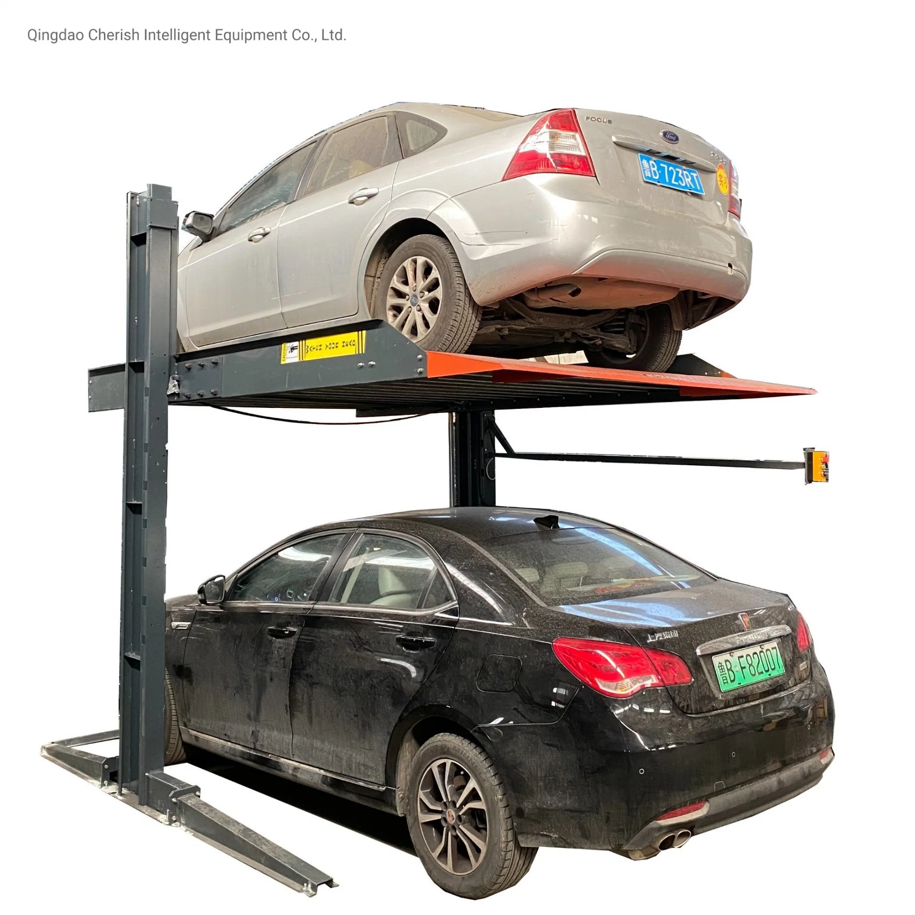 Hydraulic 2 Two Double Post Column Car Vehicle Park Parking System