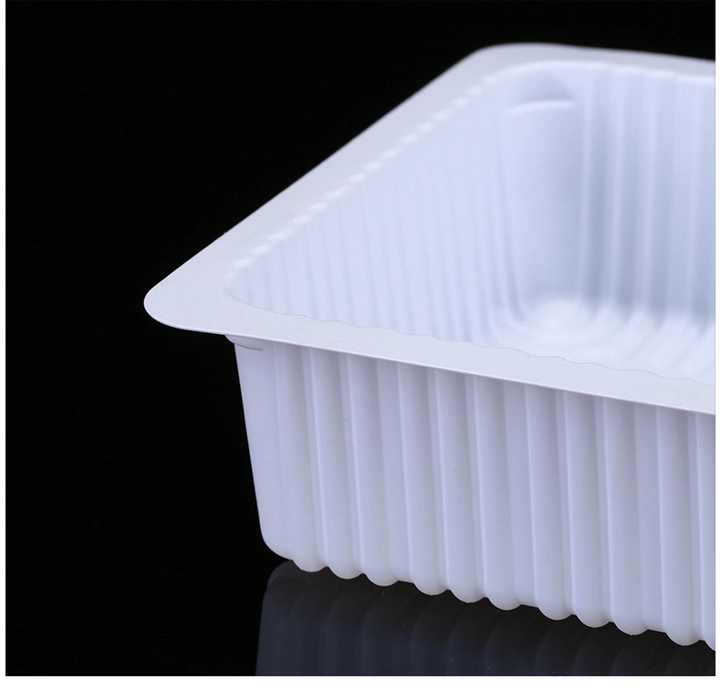 Custom White/Clear PP Plastic Tofu Tray, Tofu/Food Packing Tray