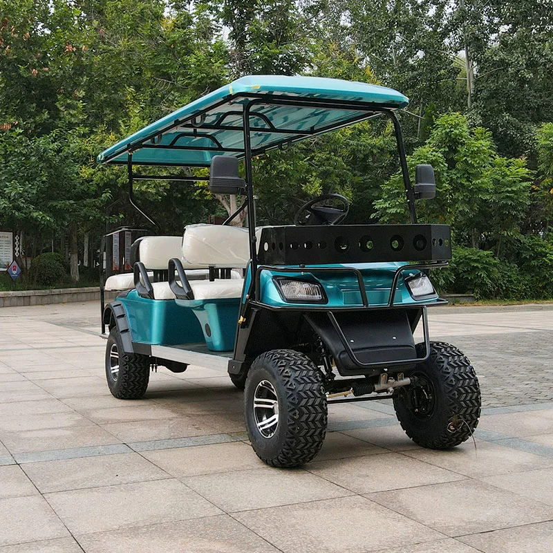 Scenic Spots Brand New Powerful 4 Wheel Lithium Battery Club Buggy Classic Electric Car Golf