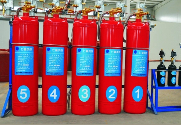 Fire Fighting Equipment Hfc-227ea Pipe Line Type FM200 Fire Extinguisher