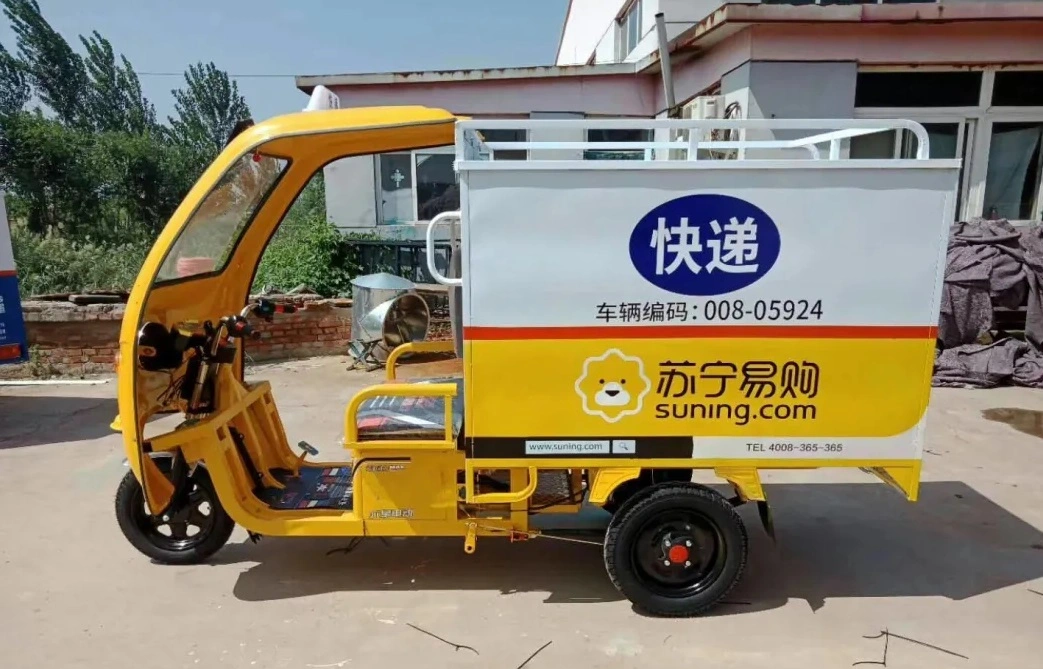 60V45ah Lead Acid 650W Electric Tricycle Cargo Vehicle