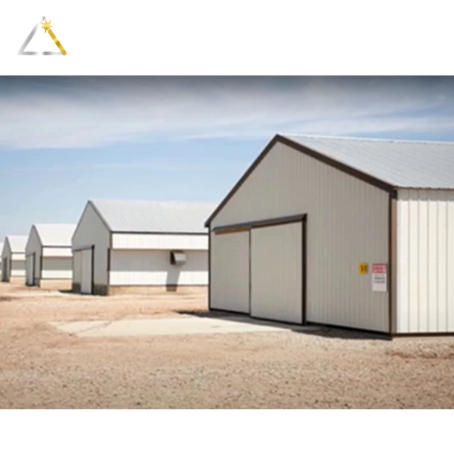 Prefabricated High Strength Steel Structure Farm Building Shed for Poultry Chickens Cows Pigs