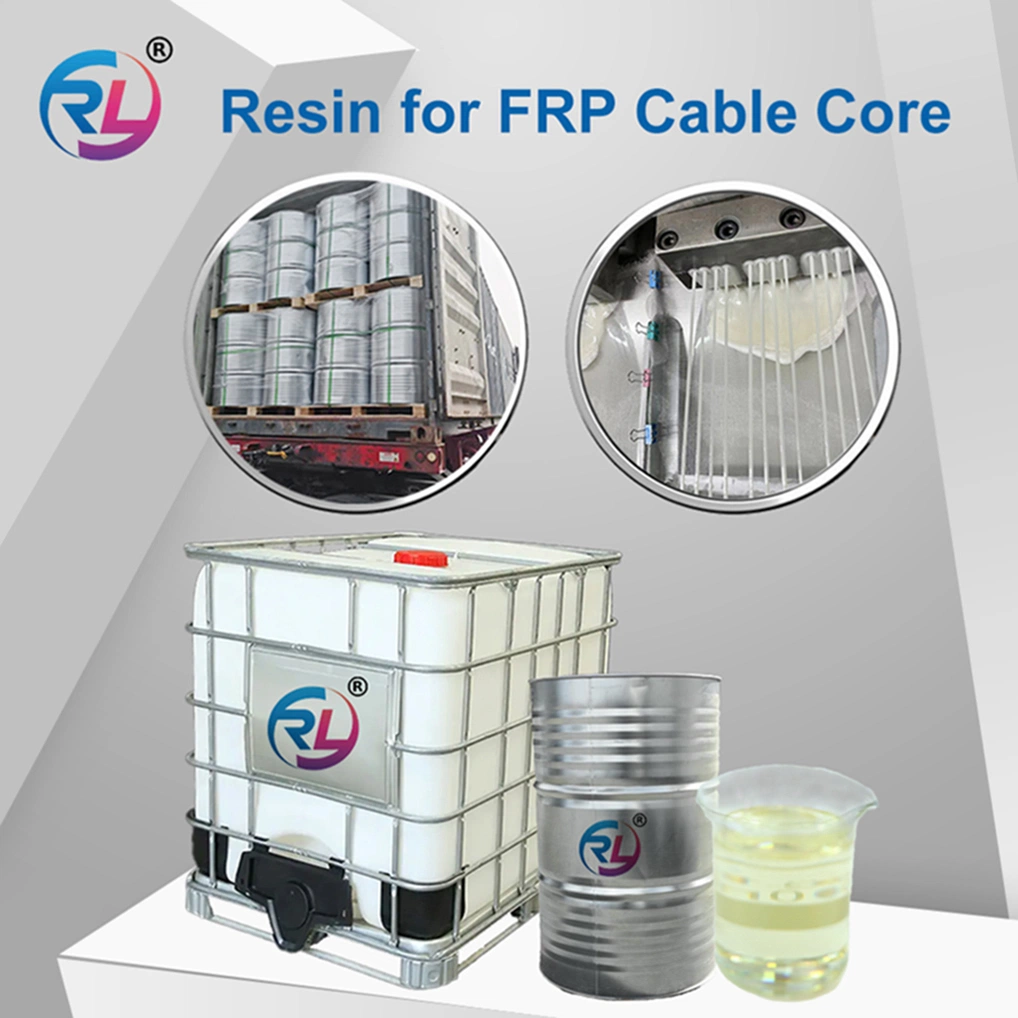 Resina de poliresina de poliéster insaturada de reactividad moderada para cable FRP Núcleo