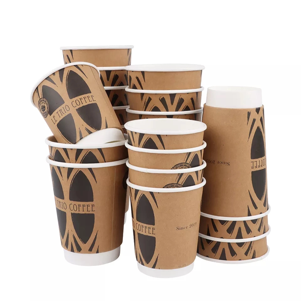 Hot Selling Low MOQ Disposable 660ml Coffee Water Paper Cup Packaging Vietnam Manufacturer