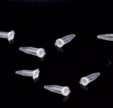 Micro PCR Tube Plastic Single Transparent White 0.1ml PCR Tube with Flat Lidpopular