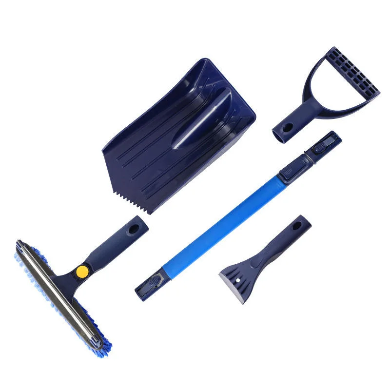 Detachable Winter Multifunctional Portable Car Scraper Frost Ski Shovel Set