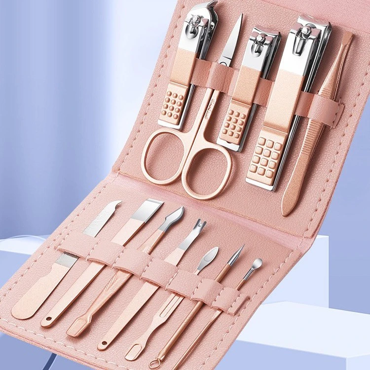 Outils d'Ongles pédicure en acier inoxydable ensemble coupe-ongles