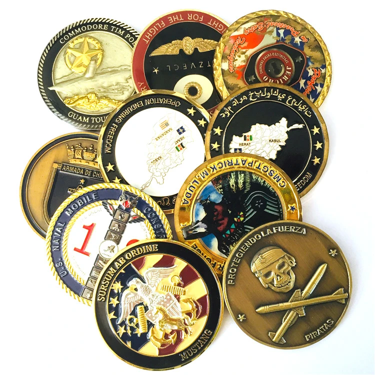 Wholesale/Supplier Custom Plated Gold 3D Coin for Souvenirs