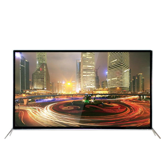 Cheap Flat Metal Screen LCD LED TV Wholesale/Supplier 32"40"43"50"55"65" Inch 2K Full HD Flat Screen Smart Television Hotel Home Digital Android LCD LED TV