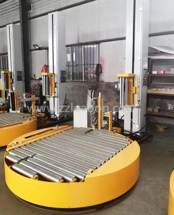 Photoelectric Switch Automatic Sensing Cargo Height Covered Top Film Wrapping Machine