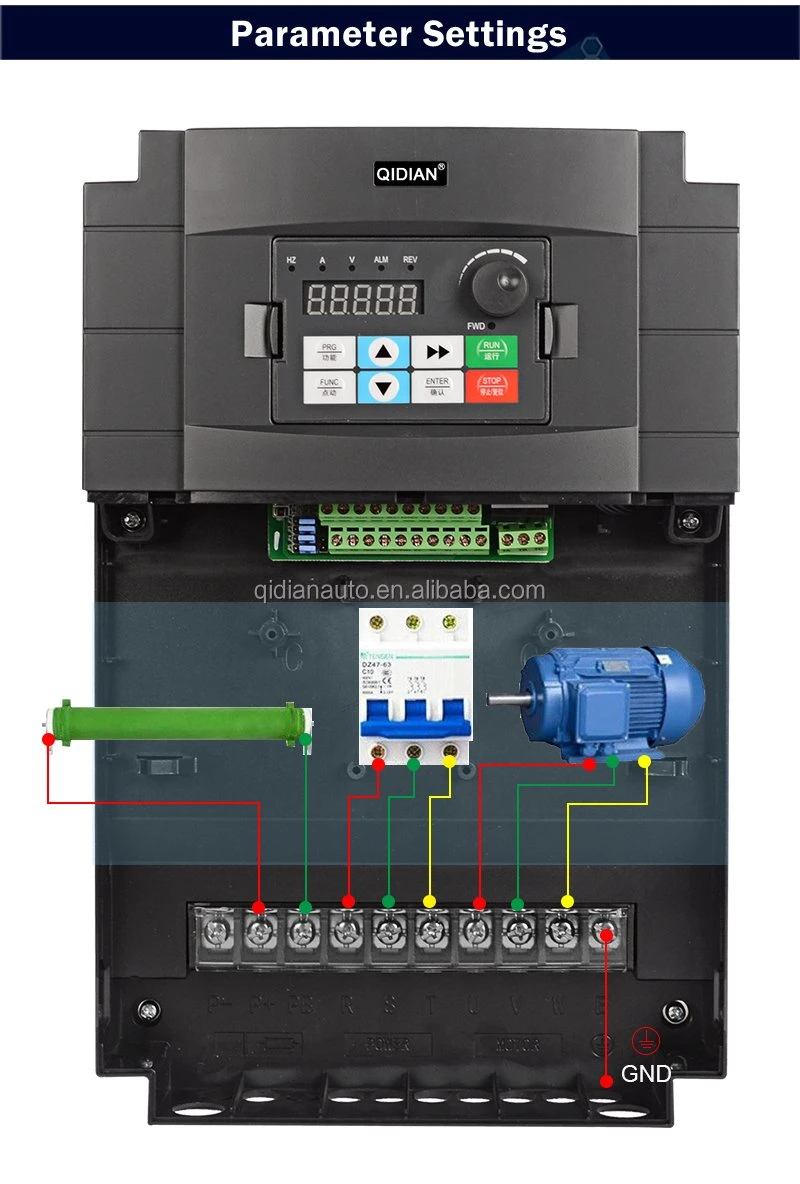 O alto desempenho AC Drive Conversor de Frequência de Velocidade Variável do Controlador do Motor 380V