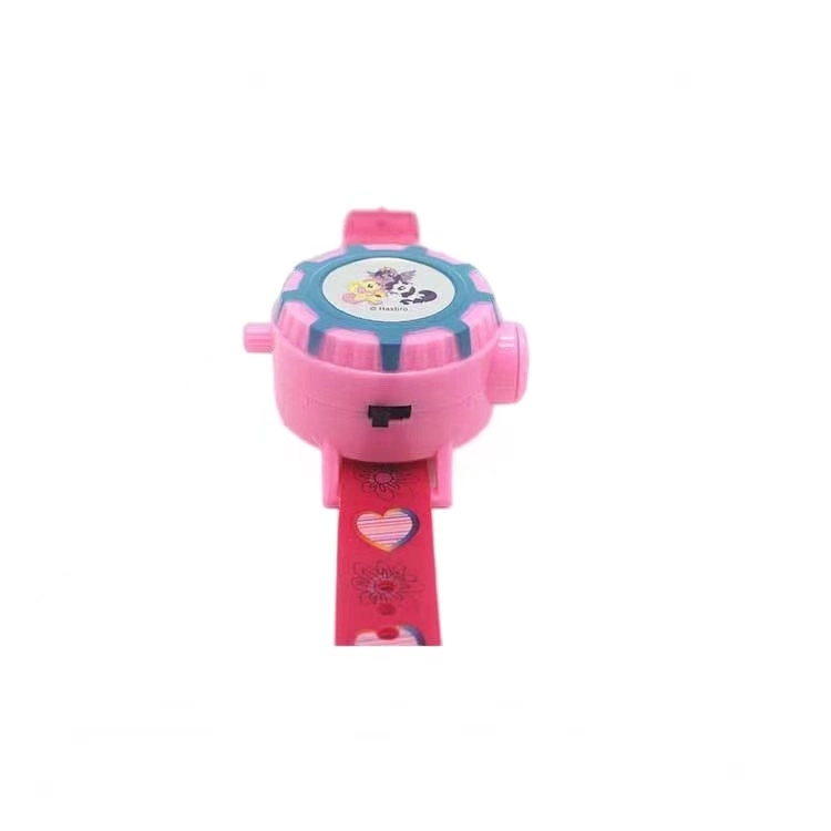 OEM fabricante de juguetes de plástico Mayorista de Pilas proyector Reloj proyector personalizado divertido juguete de niños Ver Toy con alta calidad para los niños juegan