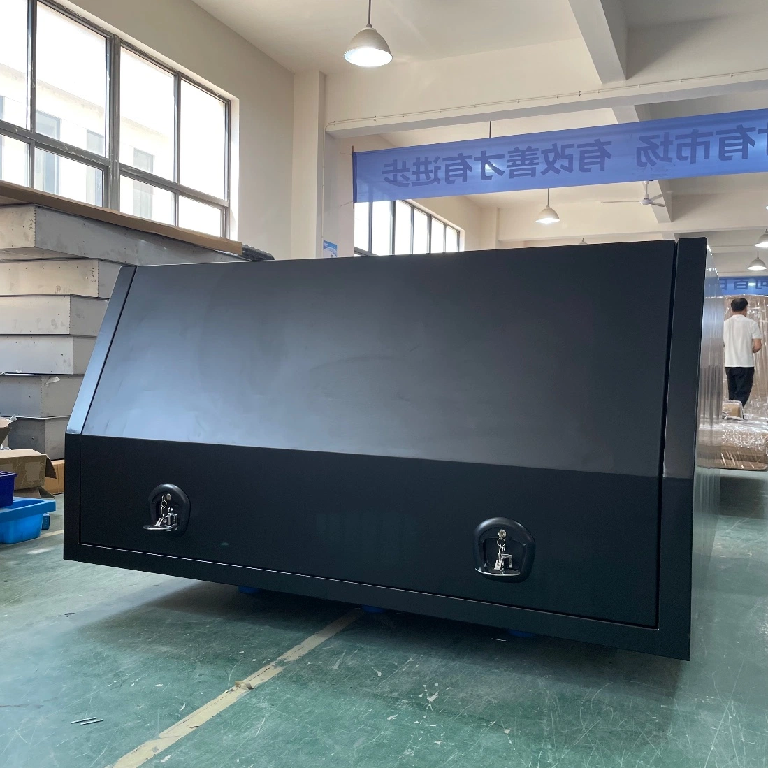 Ubox858 - Black Powder Coated Aluminum Ute Canopy From China Precision Sheet Metal Manufacturer