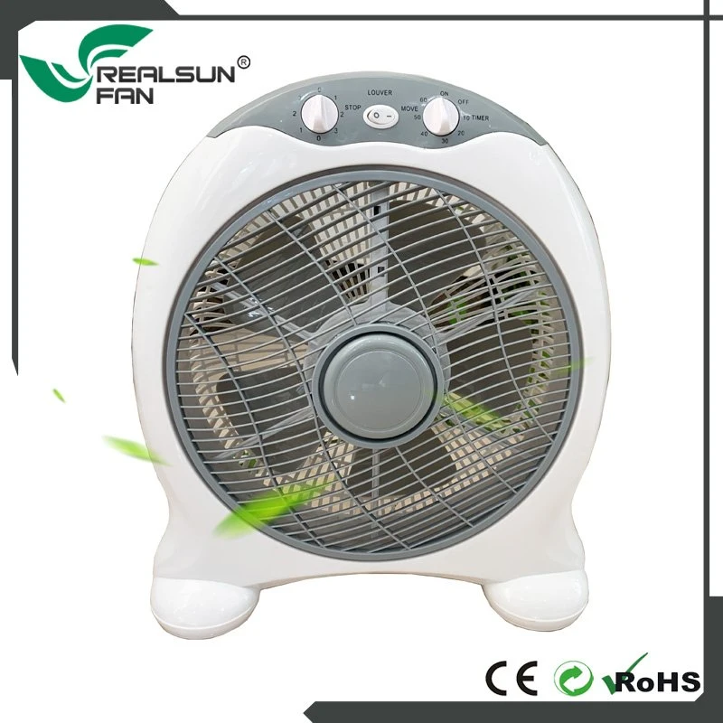 12inch Box Fan with 5PCS PP Blades and 1 Hour Timer