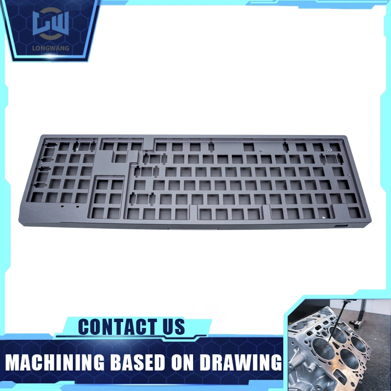 Mass Production Service Aluminium 7075 Precision Machining Aluminum CNC Milling OEM Keyboard Case