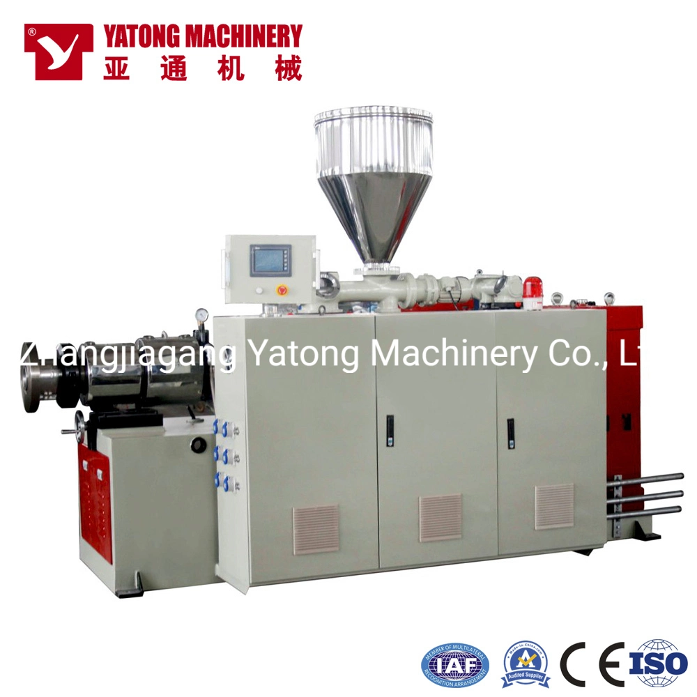 Yatong Sjsz 65 Conical Double Screw Plastic Extruder