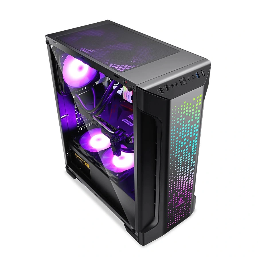 Segotep Zack ATX RGB Tempered Glass Tower Computer Cases