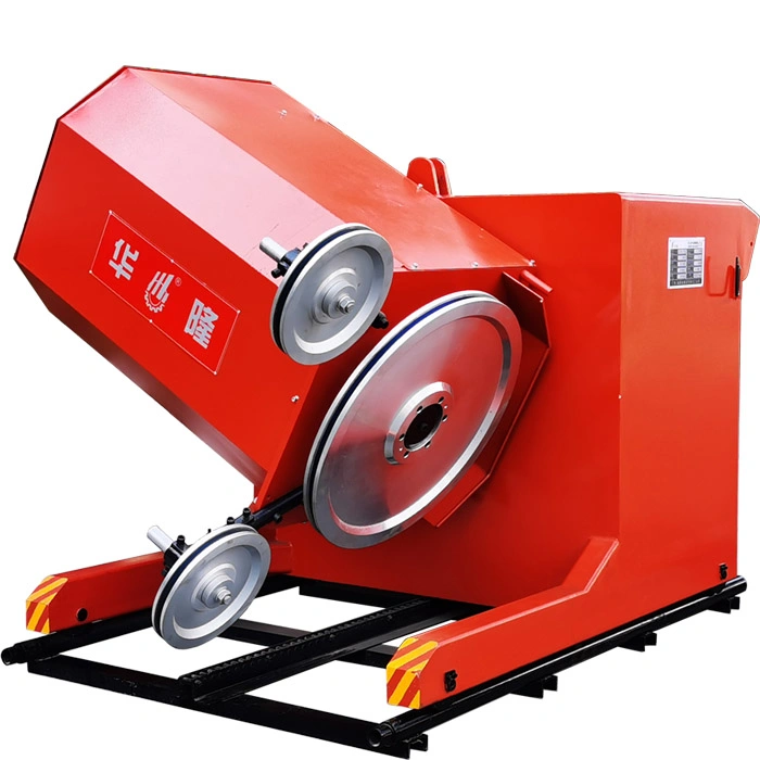 Hualong High Speed Stone Machery Granite Marble Quarry Mining Machine Diamond Wire Saw with 360 Degree Head Rotation Diamond Wire Saw Cutting Machine