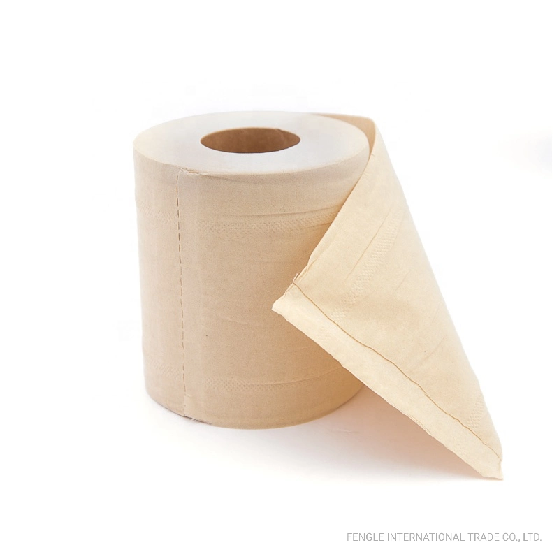 Papel higiênico Bamboo Eco-Friendly Material fita de papel 3 Camadas de tinta ambiental toalha Fita Rolo de papel Papel Tissue Papel Jumbo