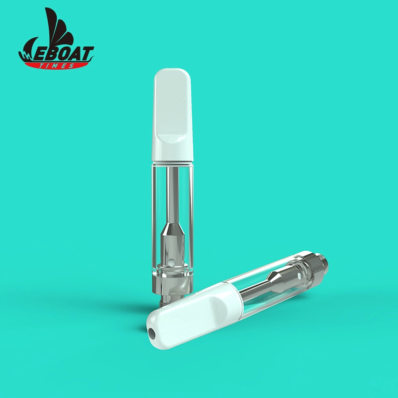 Stainless Steel Thick Oil Cartridge Disposable/Chargeable 1 Ml 510 Thread Empty Glass Tank Vape Carts