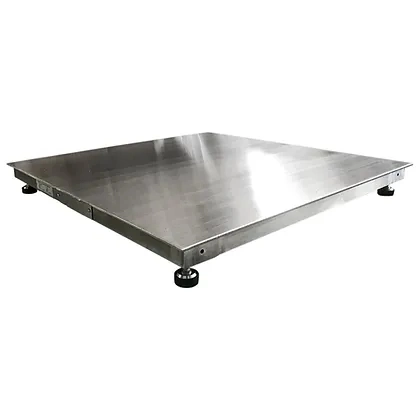 Fully Stainless Steel Floor Scale Platform for Heavy Wash-Down Application