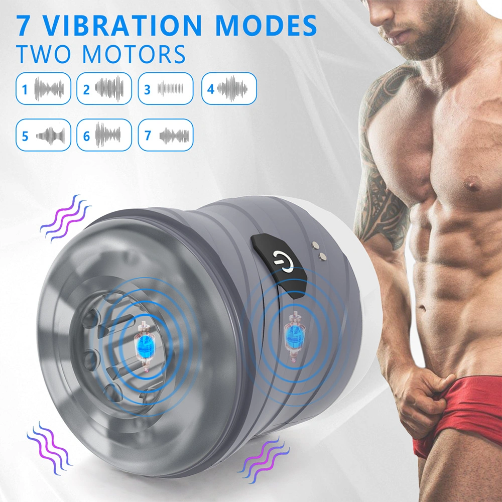 Hot Selling Waterproof Oral Vibrator Masturbation Cup for Men